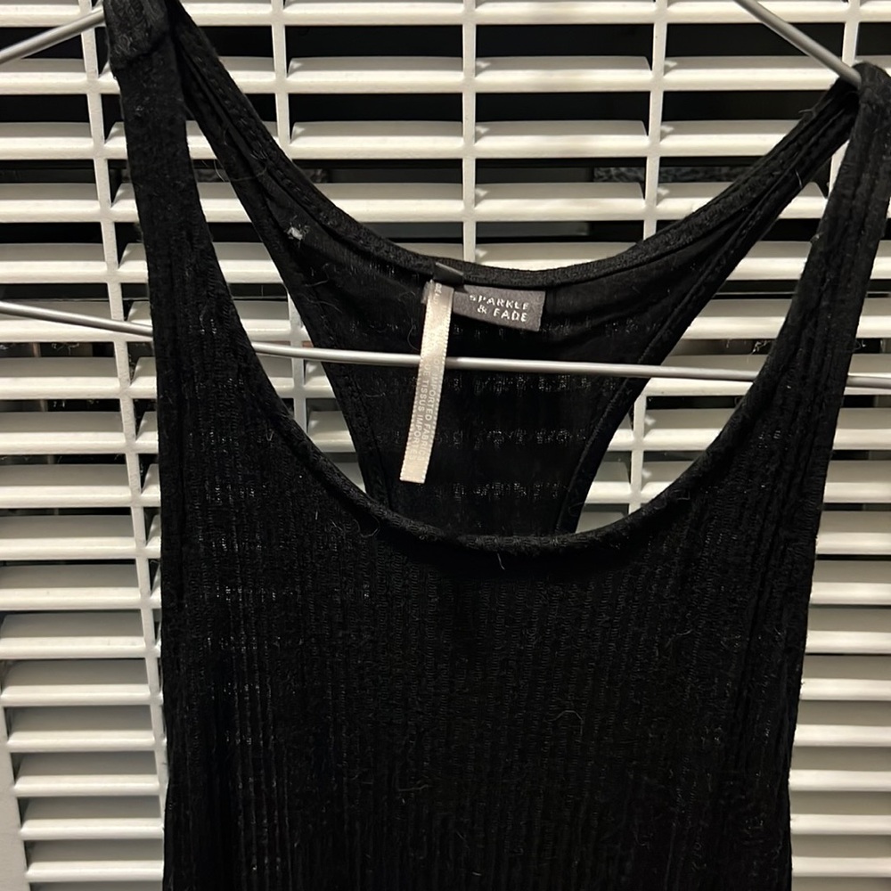 Black racer back small women’s dress